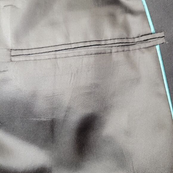 Barrington Men's Black Suit Jacket Blazer Size Large 35% Wool 65% Polyester - Picture 9 of 12